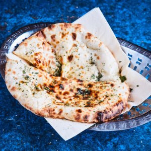 Garlic Blue Cheese Naan